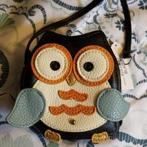 NWT Far Nine Owl Wristlet